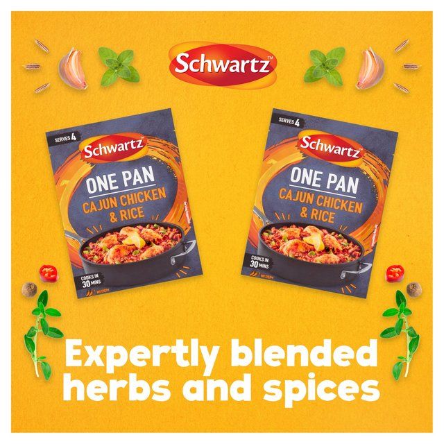 Schwartz One Pan Cajun Chicken &amp;amp; Rice Recipe Mix   32g