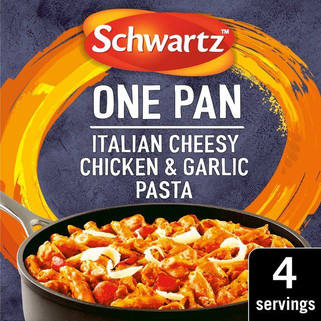 Schwartz One Pan Italian Cheesy Chicken &amp;amp; Garlic Pasta   32g