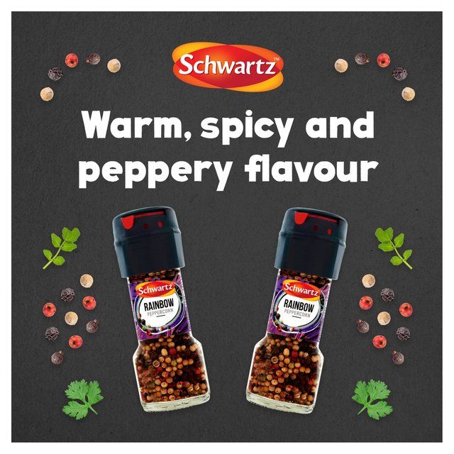 Schwartz  Rainbow Pepper Corns Grinder   24g