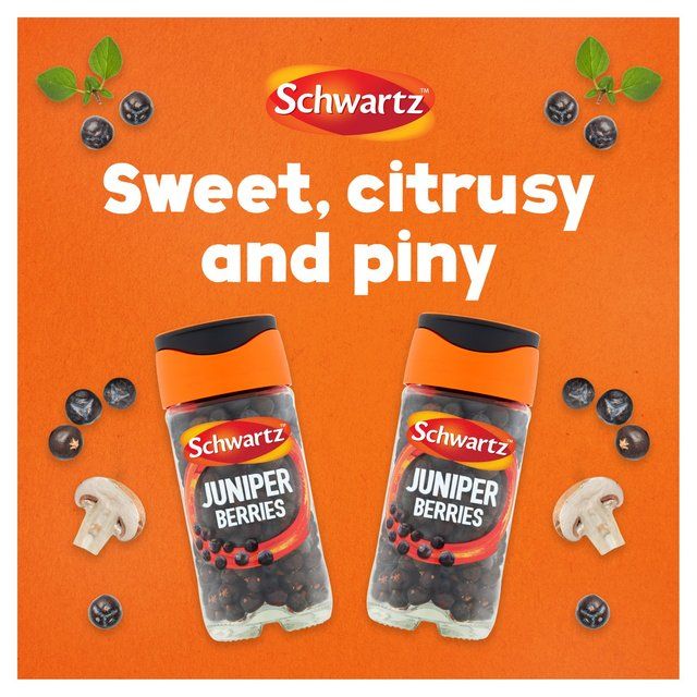 Schwartz Whole Juniper Berries Jar   28g
