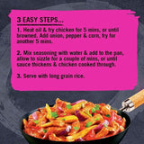 Schwartz Wok It American BBQ Chicken Sizzler   35g