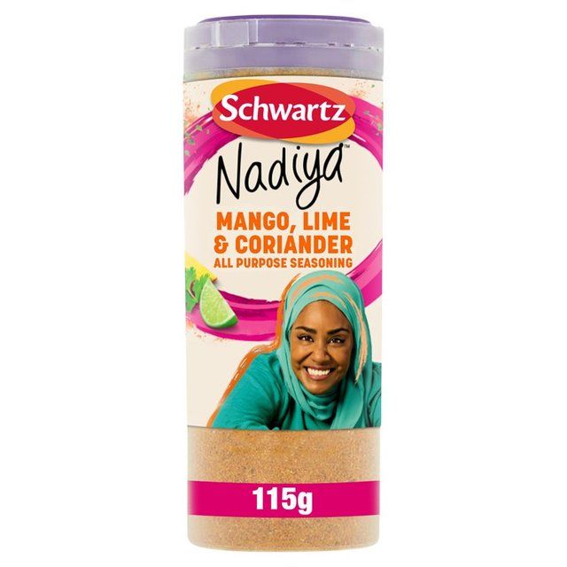 Schwartz x Nadiya Mango Lime &amp;amp; Coriander All Purpose Seasoning Drum   115g
