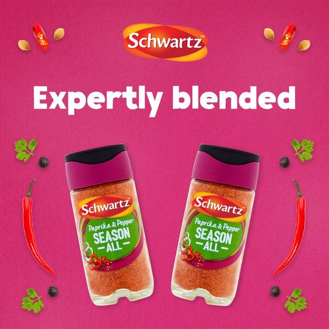 SchwartzSalt Paprika &amp;amp; Pepper Season All Seasoning Jar   70g