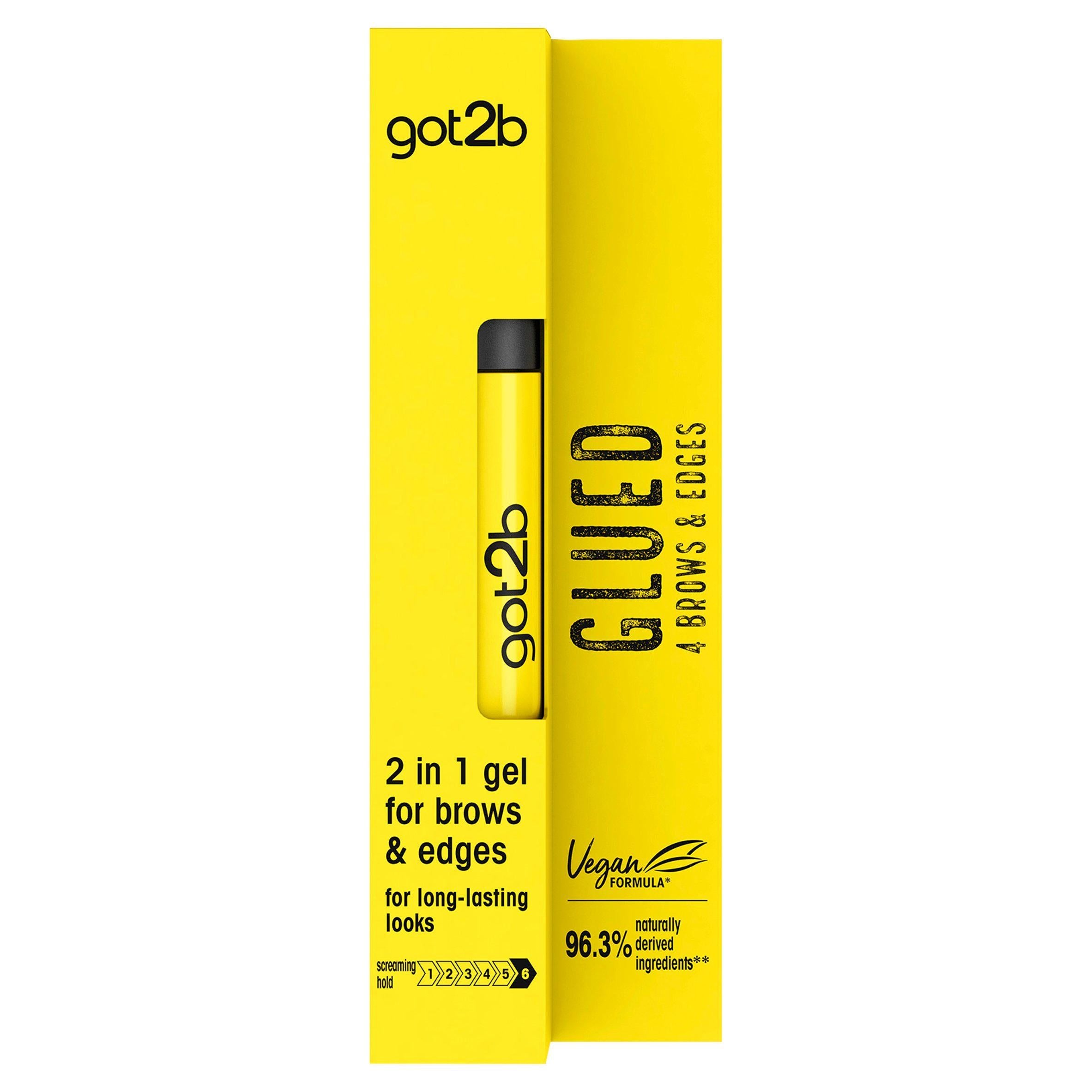 Schwarzkopf got2B Glued Brows &amp;amp; Edges 2 in1 Gel x4 16ml