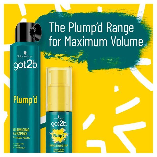 Schwarzkopf got2b Plump'd Powder Spray   8g