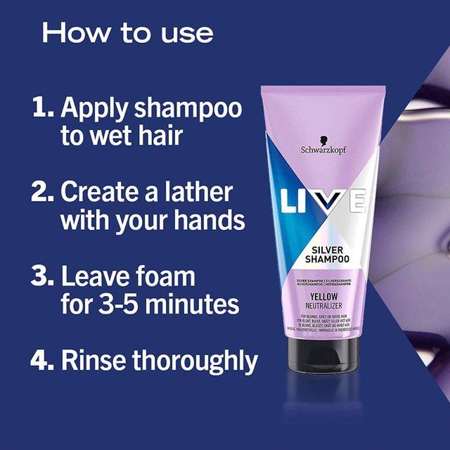 Schwarzkopf LIVE Silver Shampoo   200ml