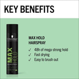 Schwarzkopf Styling Max Hold Hairspray