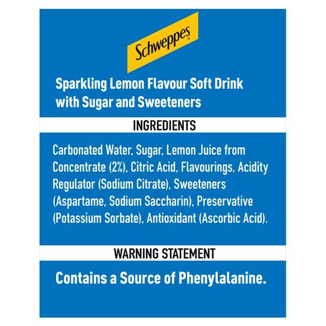 Schweppes Lemonade   6 x 330ml