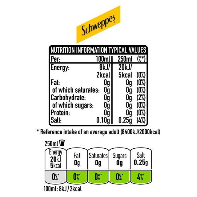 Schweppes Slimline Tonic Water   1L