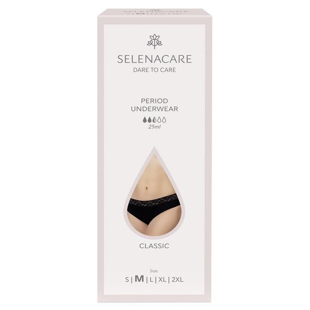 SELENACARE Period Underwear Classic Black