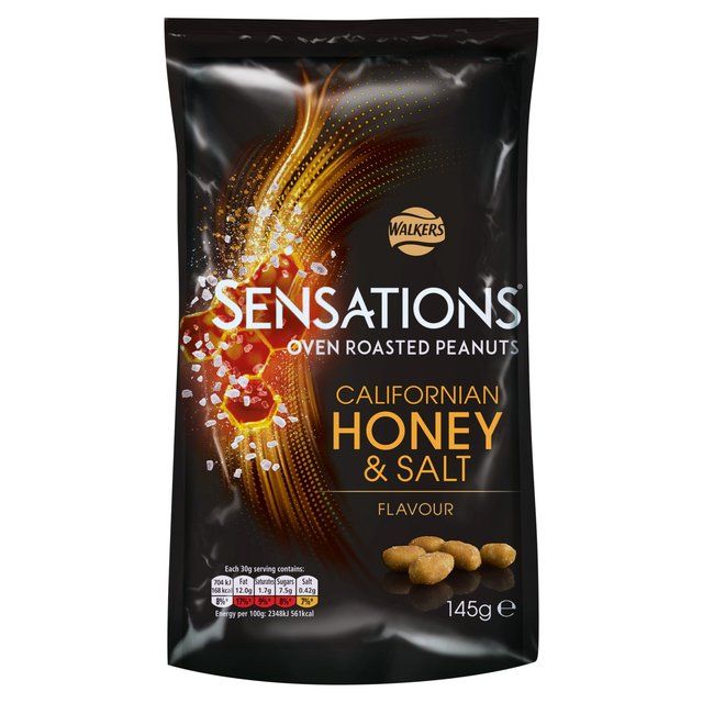 Sensations Californian Honey &amp;amp; Salt Roasted Sharing Peanuts   145g