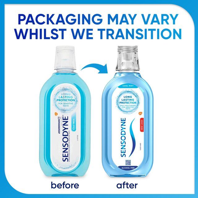 Sensodyne Cool Mint Sensitive Care Mouthwash   500ml