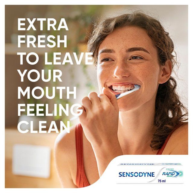 Sensodyne Rapid Relief Sensitive Teeth Extra Fresh Toothpaste   75ml