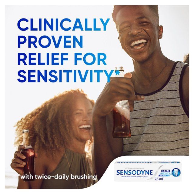 Sensodyne Repair &amp;amp; Protect Sensitive Original Mint Toothpaste   75ml