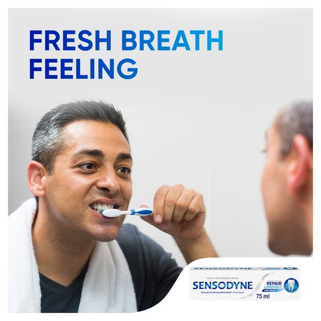 Sensodyne Repair &amp;amp; Protect Sensitive Original Mint Toothpaste   75ml