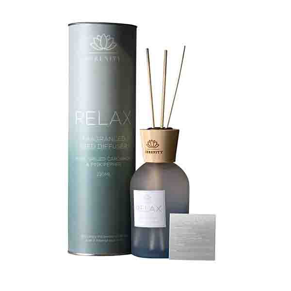 Serenity Relax Diffuser  Rose, Cardamon &amp;amp; Pink Pepper 220ml