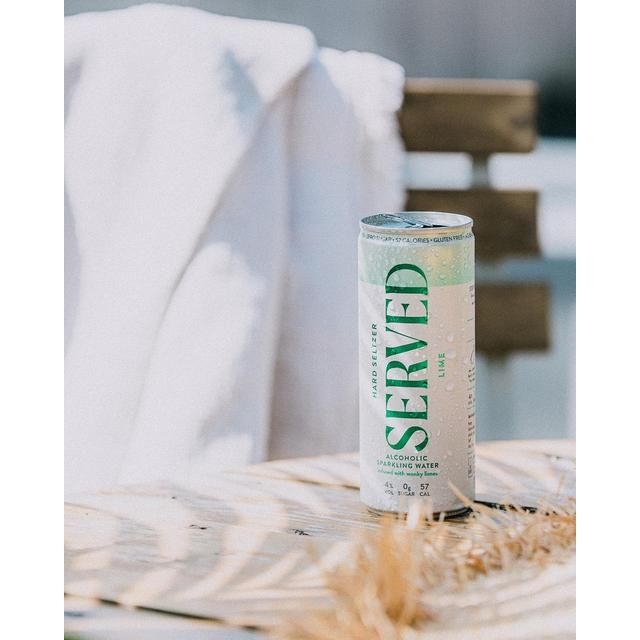 Served Lime Hard Seltzer   250ml