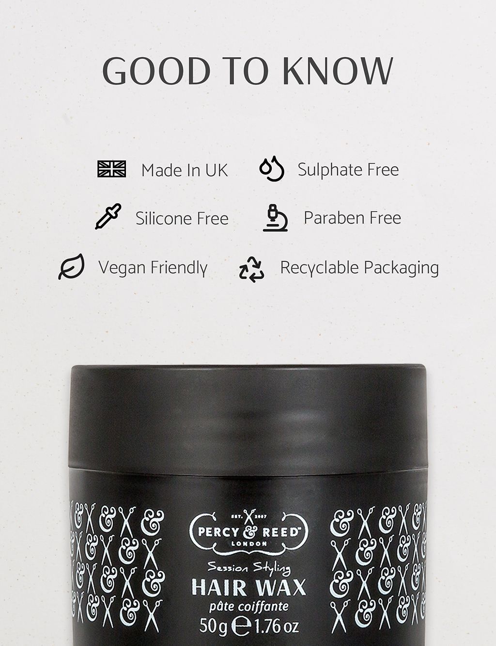 Session Styling Hair Wax 50g
