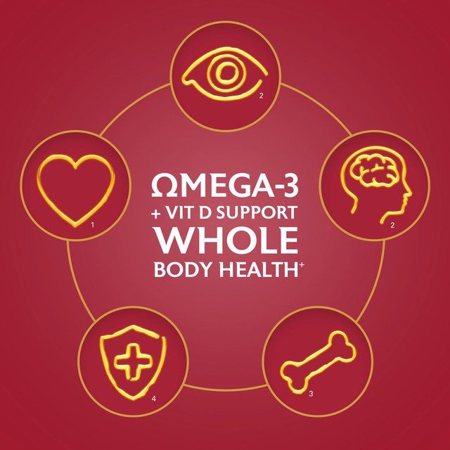 Seven Seas Omega-3 Fish Oil Extra Strength with Vitamin D 30 Capsules   30 per pack