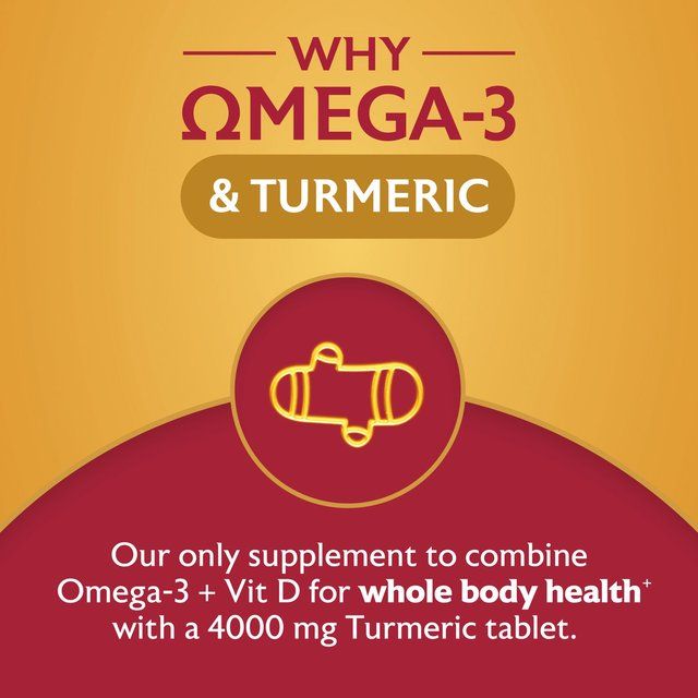 Seven Seas Omega-3 Fish Oil &amp;amp; Turmeric with Vitamin D 30 Day Duo Pack   60 per pack