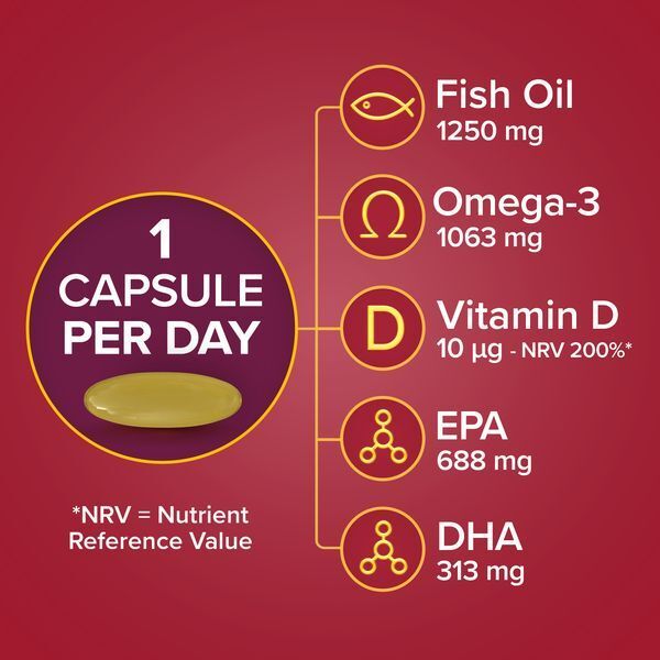 Seven Seas Omega-3 Max Strength with Vitamin D