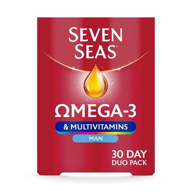 Seven Seas Omega-3 &amp;amp; Multivitamins Man   60 per pack