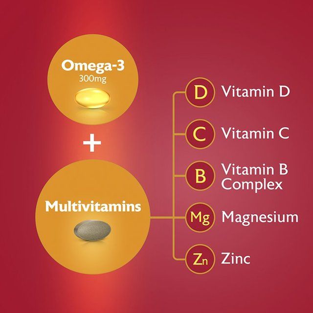 Seven Seas Omega-3 &amp;amp; Multivitamins Man   60 per pack