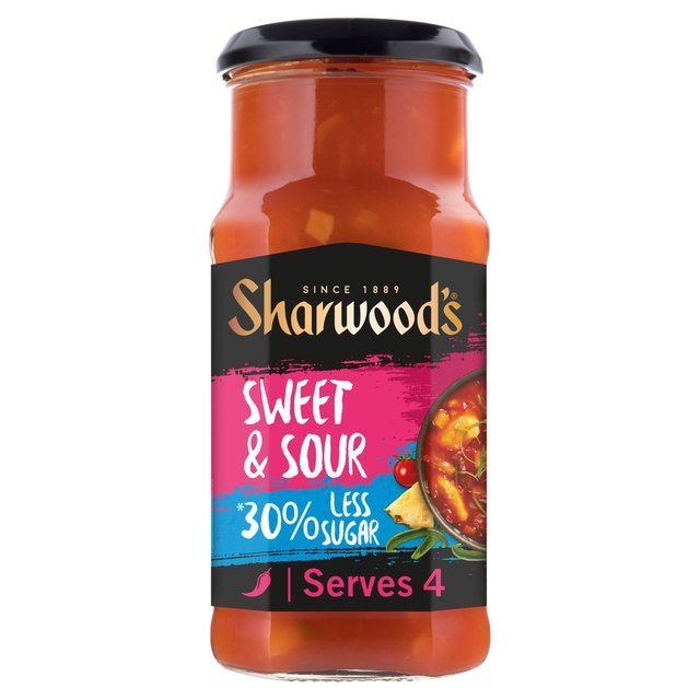רוטב בישול חמוץ מתוק של Sharwood 30% מופחת סוכר 425 גרם