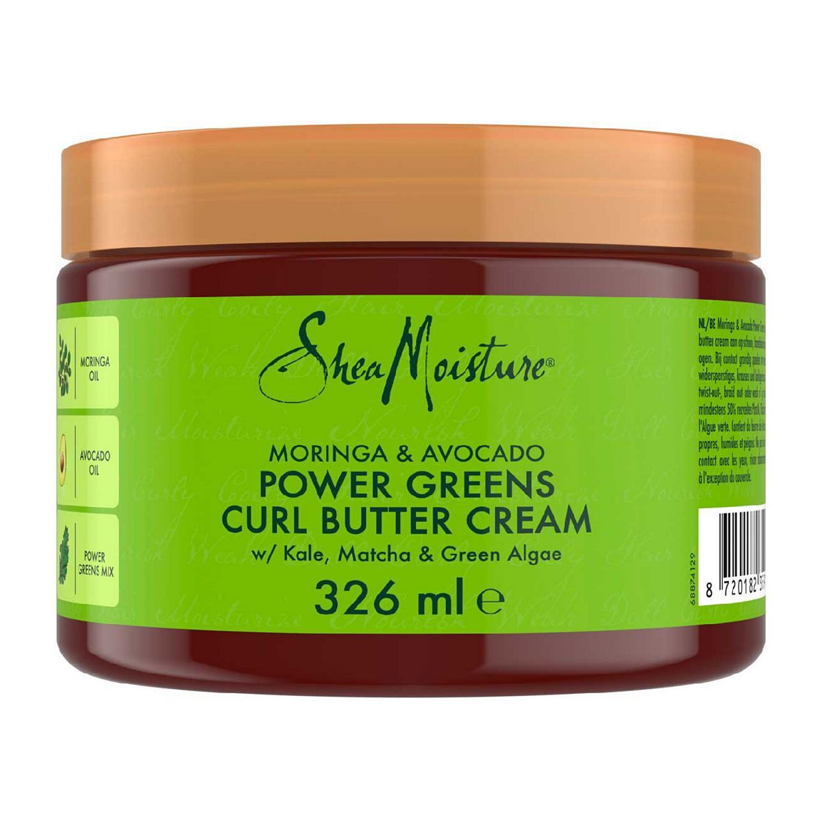 Shea Moisture Moringa &amp;amp; Avocado Power Greens Curl Butter Cream 326ml