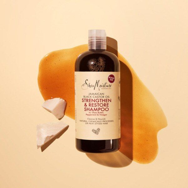 SheaMoisture  castor oil strengthen &amp;amp; restore shampoo 473ml