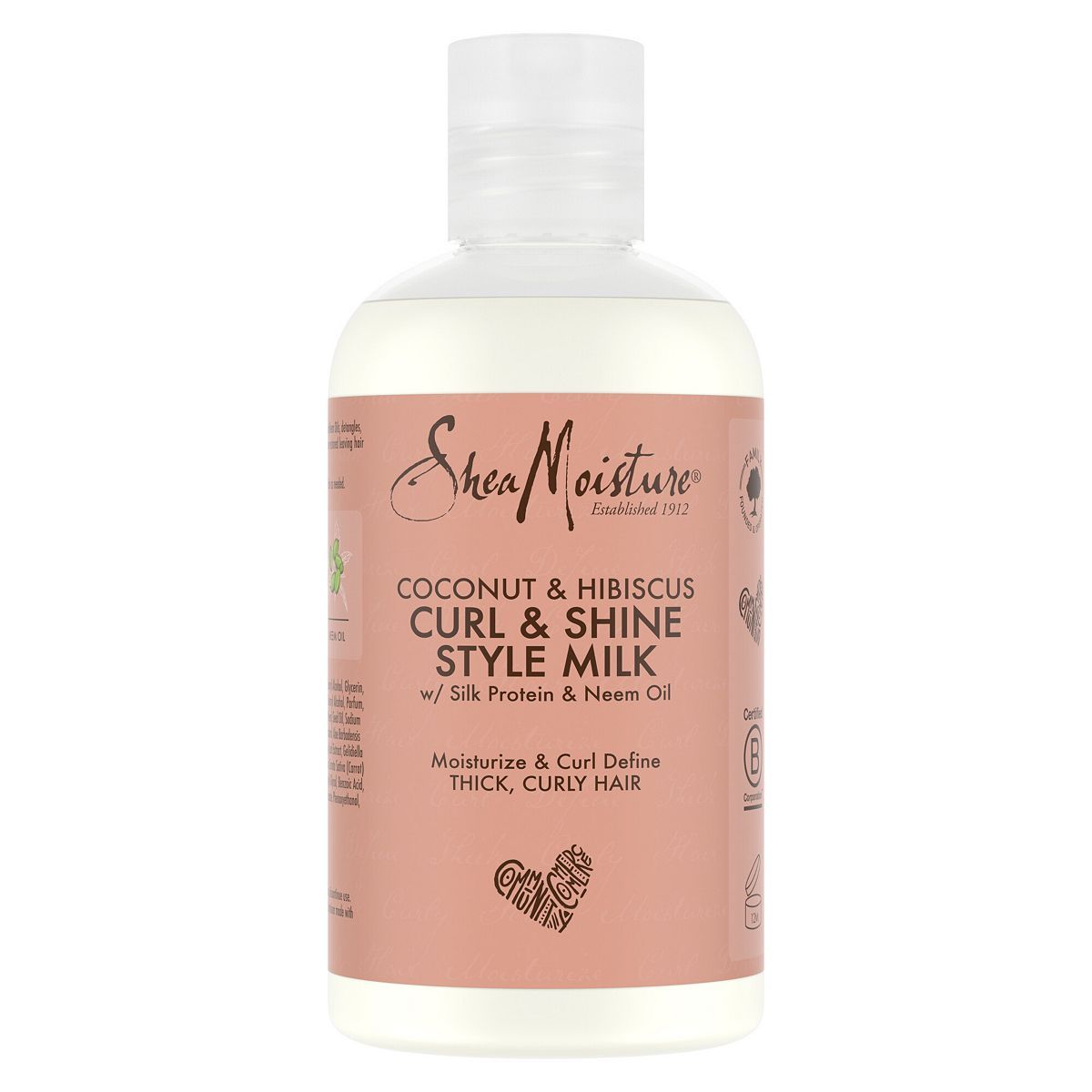 Sheamoisture Curl &amp;amp; Style Hair Styling Milk Coconut &amp;amp; Hibiscus 254 ML