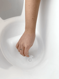 Shnuggle baby bath with plug white and grey (British brand)