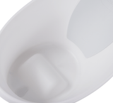 Shnuggle baby bath with plug white and grey (British brand)
