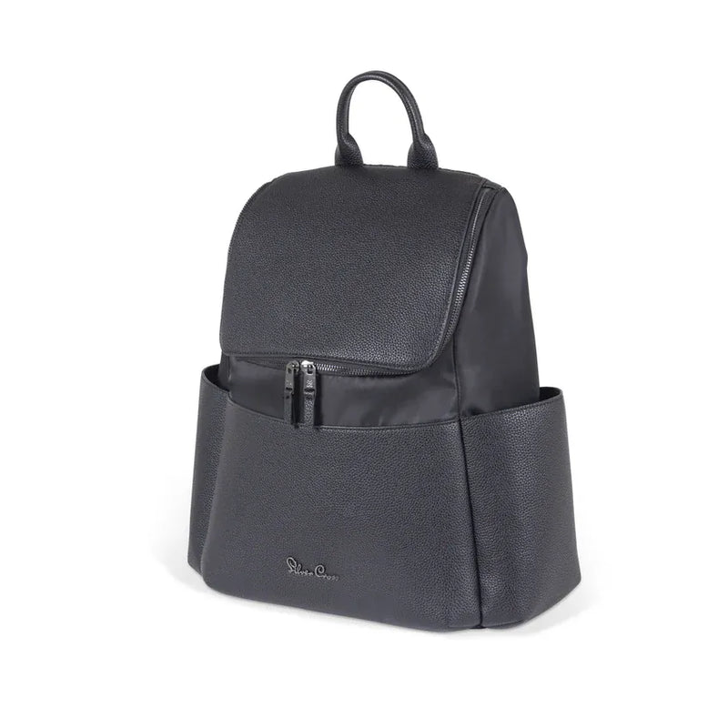 Silver Cross changing backpack black vegan leather, UK version