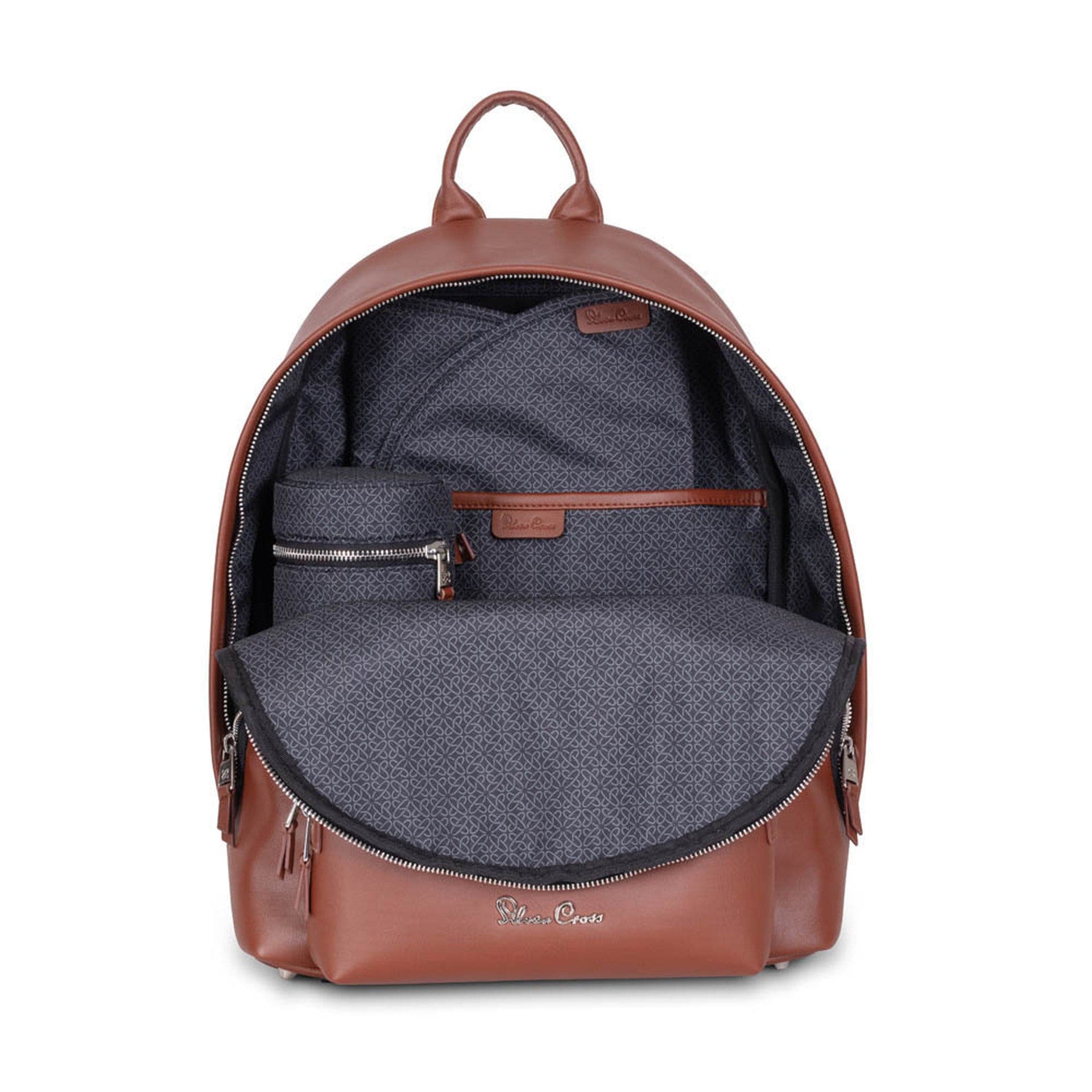 Silver Cross vegan leather rucksack tan, UK version