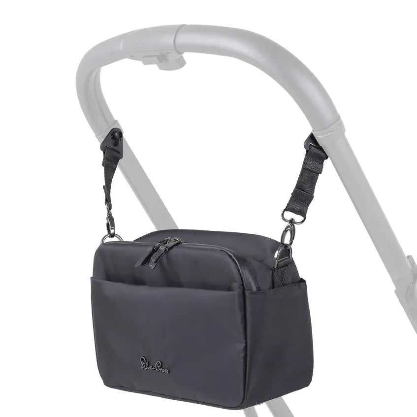 Silver Cross universal organiser bag in black, imported from the UK