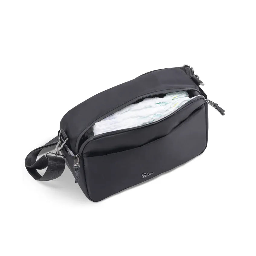 Silver Cross universal organiser bag in black, imported from the UK