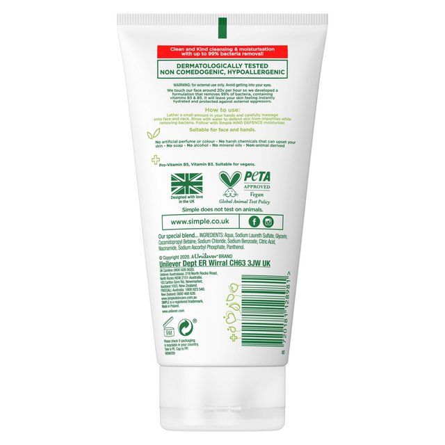 Simple Antibac Face Wash   150ml
