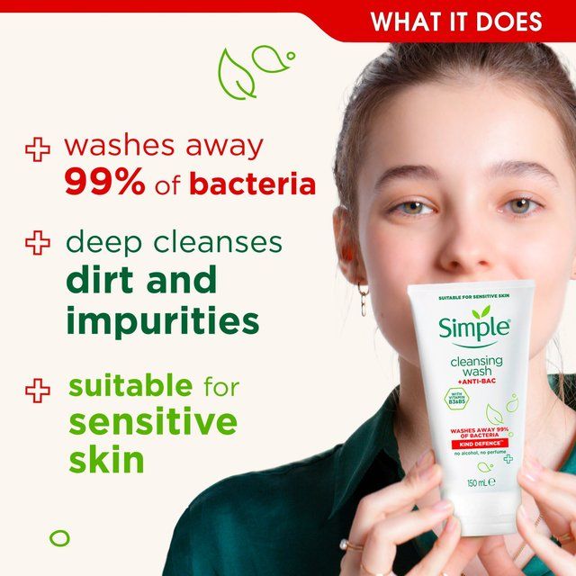 Simple Antibac Face Wash   150ml