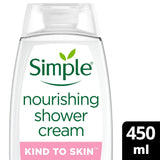 Simple Nourishing Shower Gel Body Wash 450ml