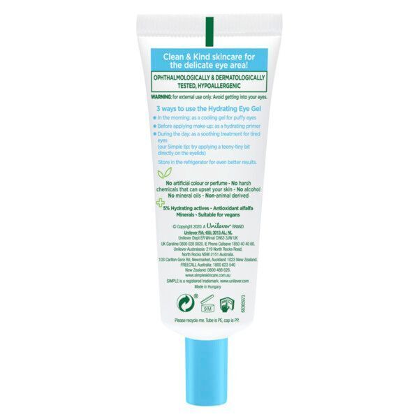 Simple Water Boost Hydrating Eye Gel 25ml