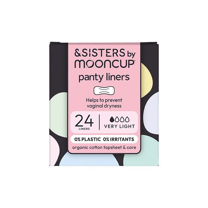 &amp;SISTERS by Mooncup Organic Cotton Liners 24 Pack