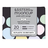 &SISTERS by Mooncup Organic Cotton Pads Mixed Day & Night   20 per pack