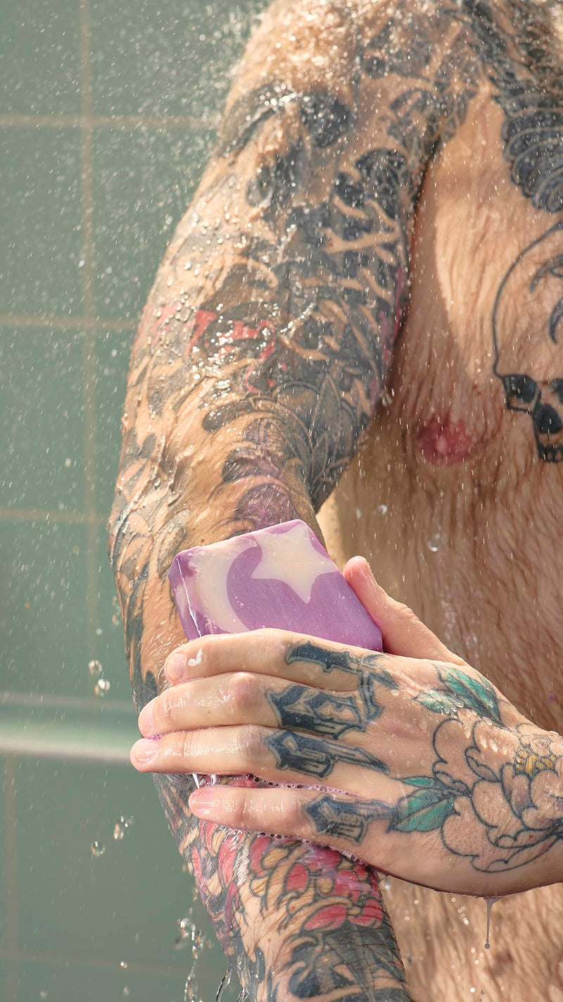 Lush Sleepy Soap lavender oat milk bar, imported from the UK