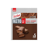 SlimFast Keto Fuel Bar &amp;ndash; Triple Chocolate x 5 bars (5 x 46g)