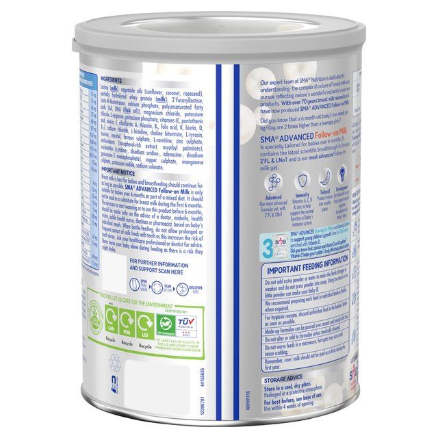 SMA Advanced 2 Follow-on Milk Powder 6 mths+   800g