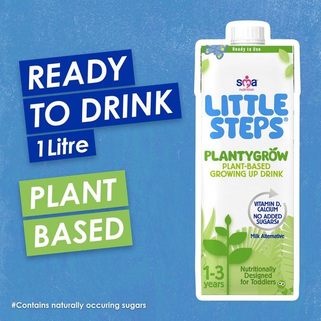 SMA Little Steps Plantygrow Plant-Based Growing Up Drink 1-3 Years 1L   1L