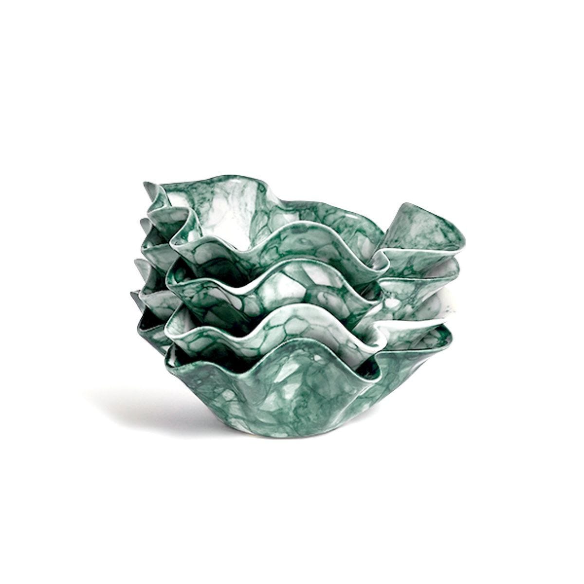 DB Ceramic teal flow bowl small porcelain (British brand)