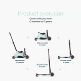 smarTrike Xtend Plus ride-on scooter green - British product