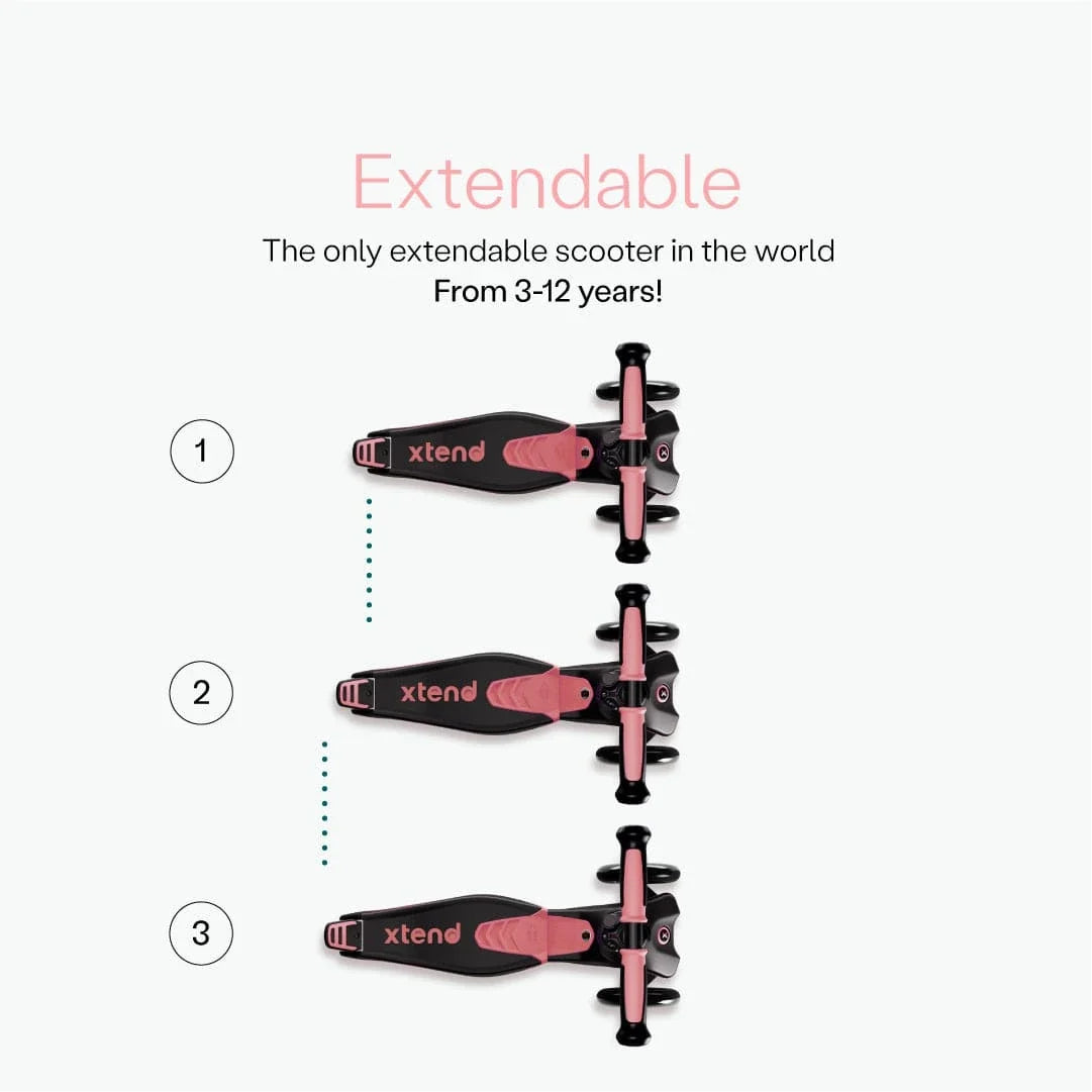 smarTrike Xtend ride on scooter salmon, UK version
